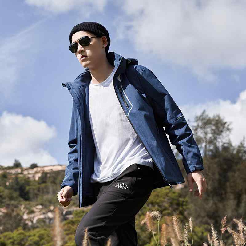 楽天シャドーテールマウンテンパーカー 男女兼用 迷彩柄 アウトドアウェア 上下セット 防寒着 取り外し可能 裏起毛 春秋冬 防水 防風 登山 釣り 旅行 キャンプ 白 紫 黒 ピンク系