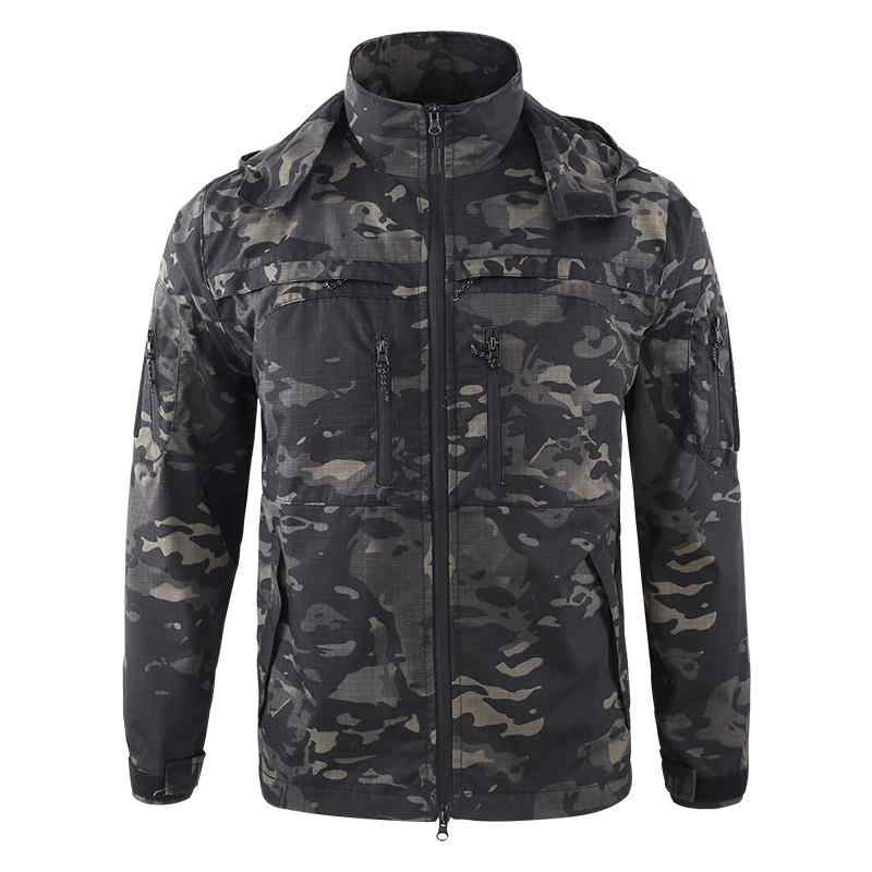 ジャケット メンズ 男性用 戦術 ジャケット アウトドア 登山 防風 撥水 薄手 春秋 ...