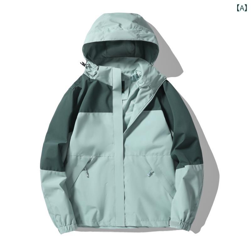 マウンテンパーカー レディース メンズ 薄手 防水 防風 ジャケット 春秋 登山 ウェア キャンプ 釣り 撥水 アウター 男女兼用 アウトドア カジュアル ドット柄 大きいサイズ