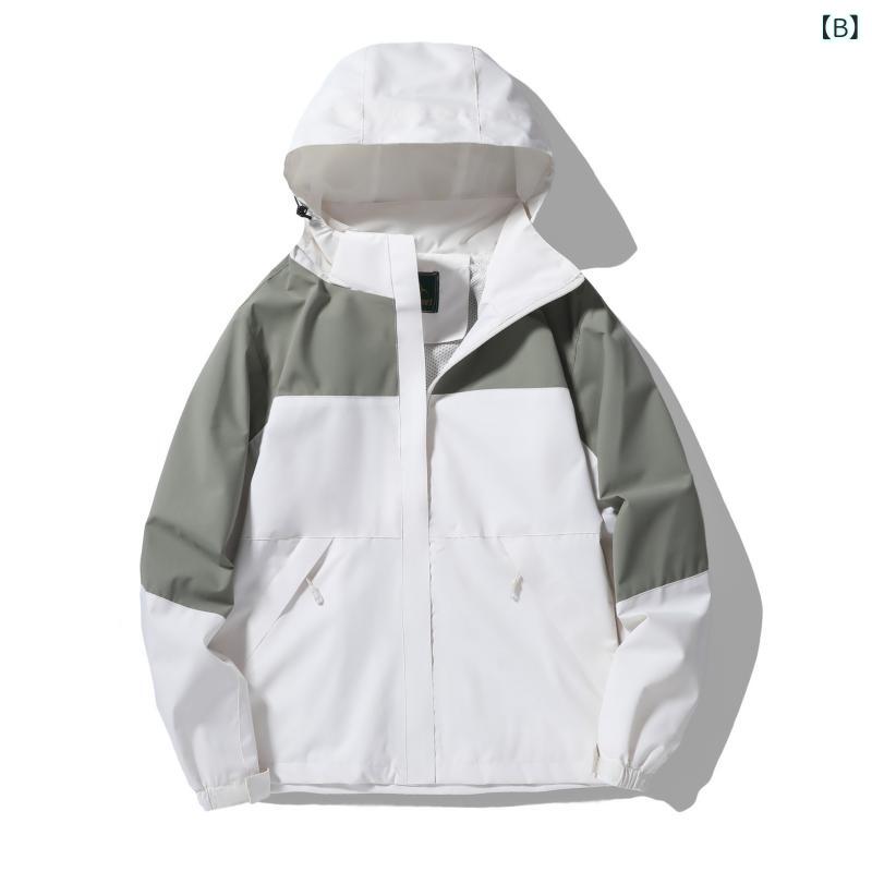 マウンテンパーカー レディース メンズ 薄手 防水 防風 ジャケット 春秋 登山 ウェア キャンプ 釣り 撥水 アウター 男女兼用 アウトドア カジュアル ドット柄 大きいサイズ