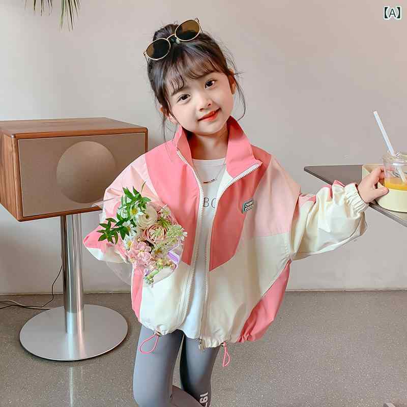 子供服 ジャケット 女の子 アウター 春秋 キッズ ベビー トレンチコート ジャンパ...