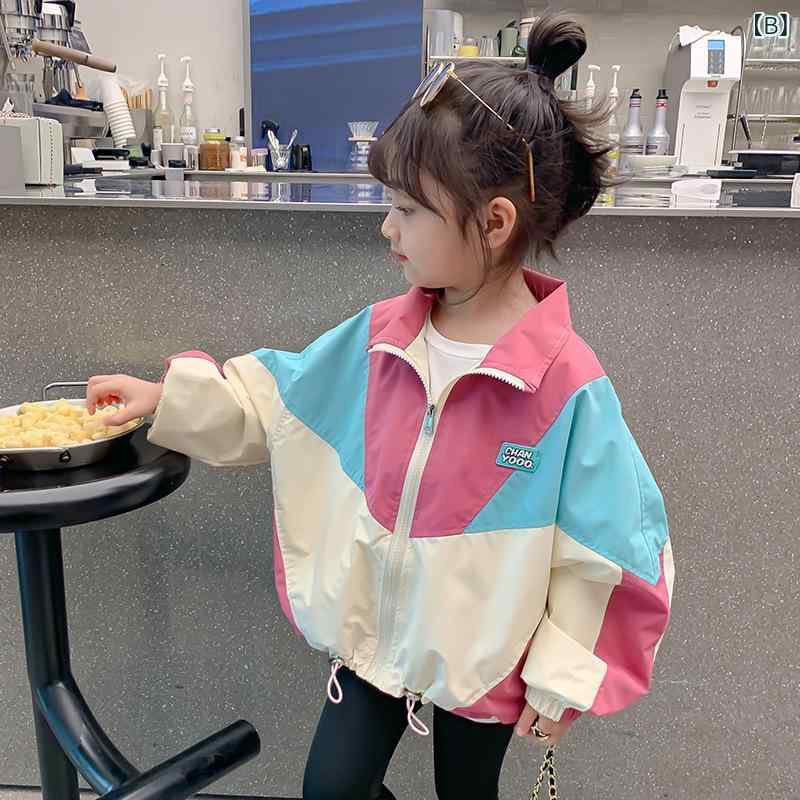 子供服 ジャケット 女の子 アウター 春秋 キッズ ベビー トレンチコート ジャンパ...