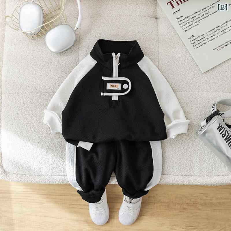 子供用セットアップ 長袖スウェットパンツ 上下セット 男児 幼児 春秋 80 90 100 1...