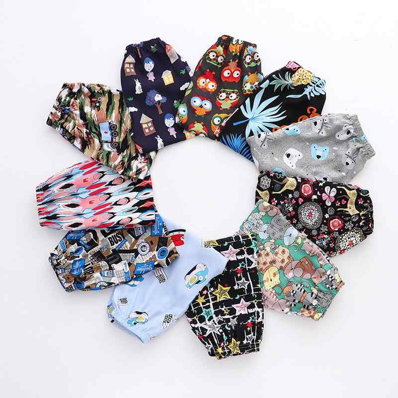 子供用パンツ 女の子 夏用 綿麻 ハーレムパンツ 通気性 接触冷感 蚊除けパンツ ルームウェア イージーパンツ かわいい いちご柄 花柄 幾何学模様 80cm 90cm 100cm 110cm 120cm 130cm 140cm 150cm