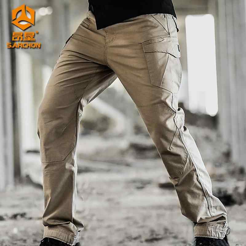 Other - パンツ メンズ 男性用 ワークパンツ アウトドア 耐摩耗 撥水 ストレート 作戦用パンツ カーキ ブラック グレーグリーン ネイビー 紺色 クラシック迷彩柄 S M L XL XXL XXXL
