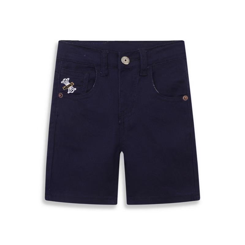 子供服 ジーンズ 高腰 デニム 中パンツ ハーフパンツ 春秋 子供 男の子 女の子 8歳以上 140cm以上 綿 混紡 柔らかい A類 深藍色 軍緑 米白 ピンク系