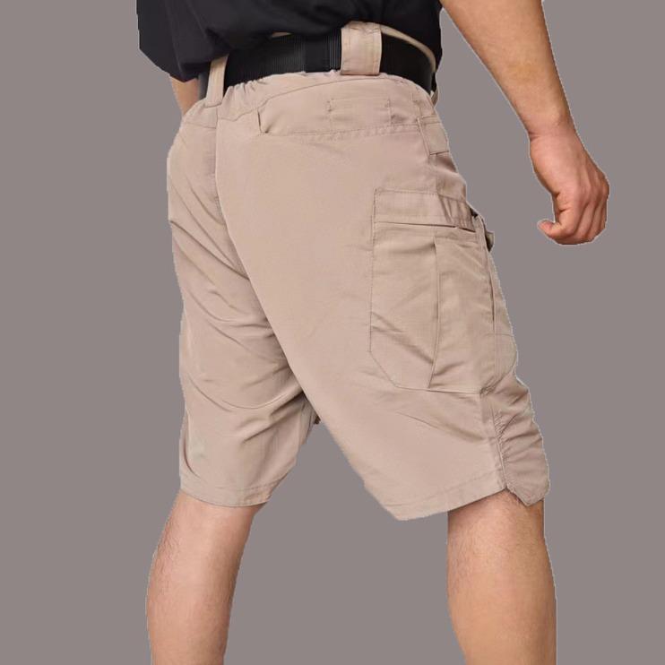 ハーフパンツ メンズ 男性用 カーゴパンツ 迷彩 ミリタリーパンツ 作業着 ワークパンツ 撥水 速乾 通気性 カーキ ブラウン ブラック グレー グリーン 黒莽迷彩 CP迷彩 暗夜迷彩 春夏