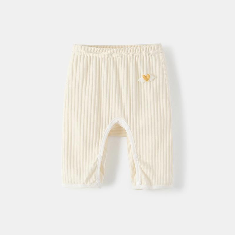 ベビー服 パンツ 新生児 純綿 七分丈 A類 男女兼用 動物 ストライプ チェック 格子柄 花柄 ドット 無地 アニマルプリント 総柄 ウエストゴム 春夏