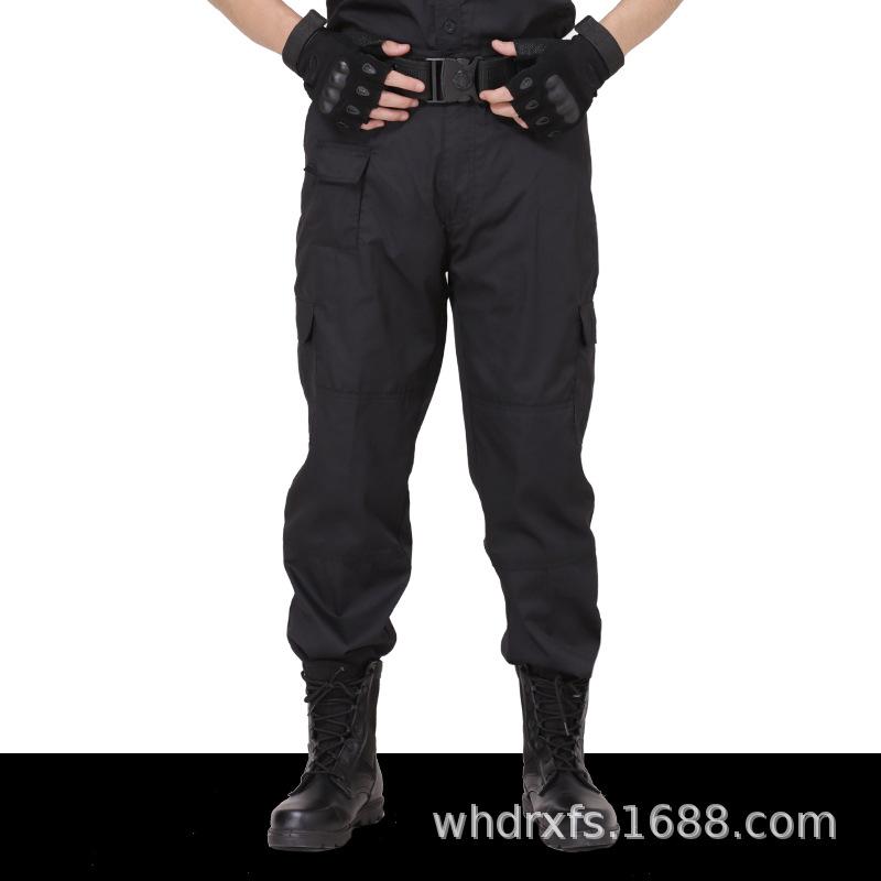 パンツ 男性用 ワークパンツ 作業ズボン カーゴパンツ 春夏 秋冬 耐摩耗 黒 多機能 登山 アウトドア
