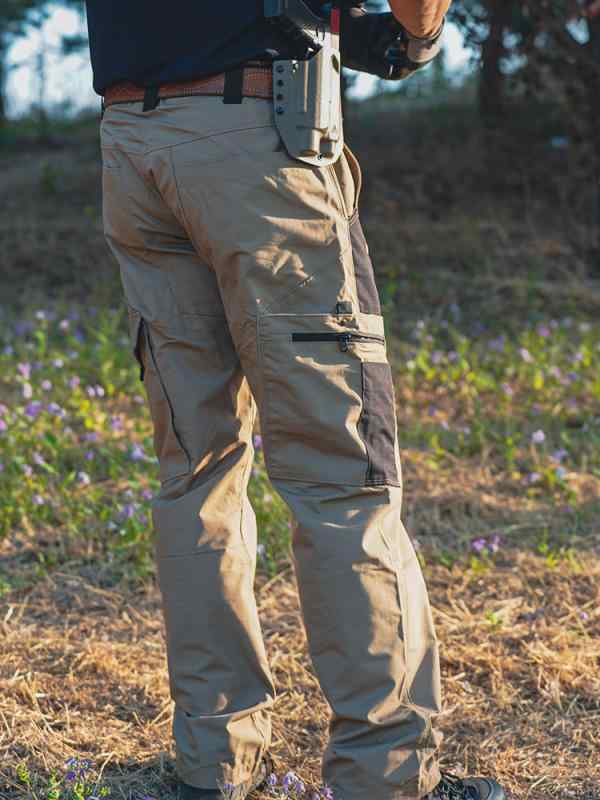 パンツ 男性用 アウトドア 登山パンツ 春秋冬 多ポケット カーゴパンツ ワークパンツ カジュアル