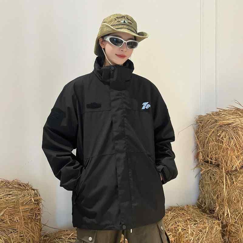 楽天シャドーテールマウンテンパーカー メンズ レディース 防寒着 防水 防風 アウター 登山ウェア アウトドアウェア 多機能 3way 取り外し可能 裏起毛 釣り 旅行 キャンプ 登山 秋冬 ブラック イエロー 迷彩