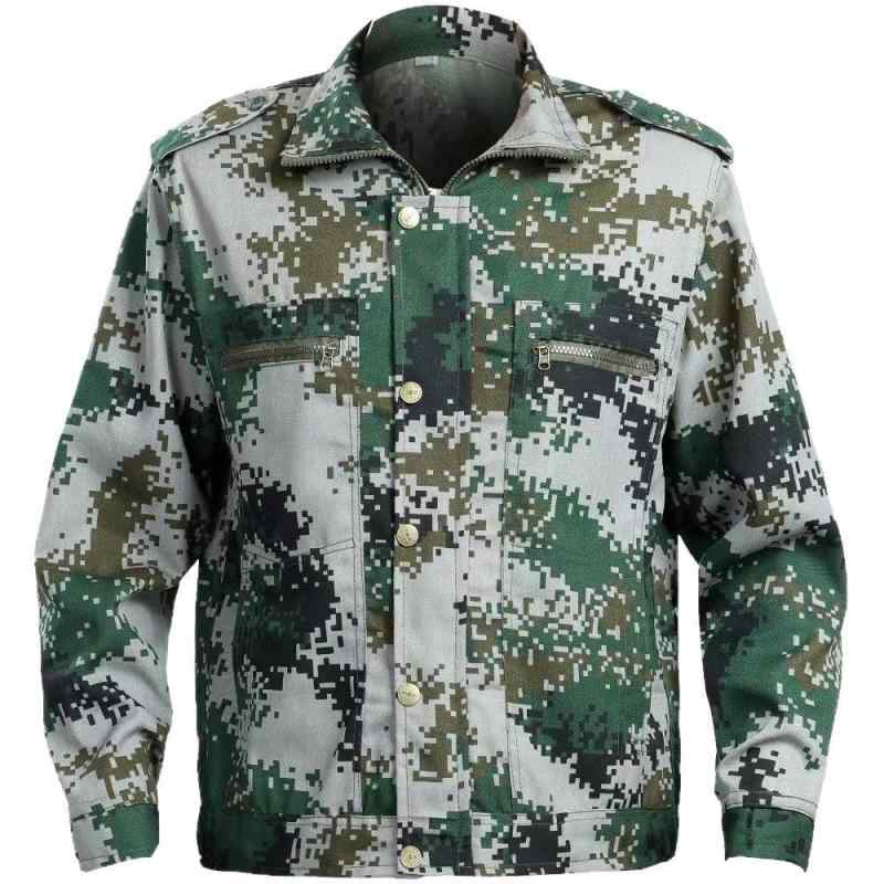 迷彩服 男女兼用 迷彩 作業着 長袖 トップス パンツ セットアップ ポリエステル 吸湿速乾 林地柄 S M L XL 2XL 3XLサイズ