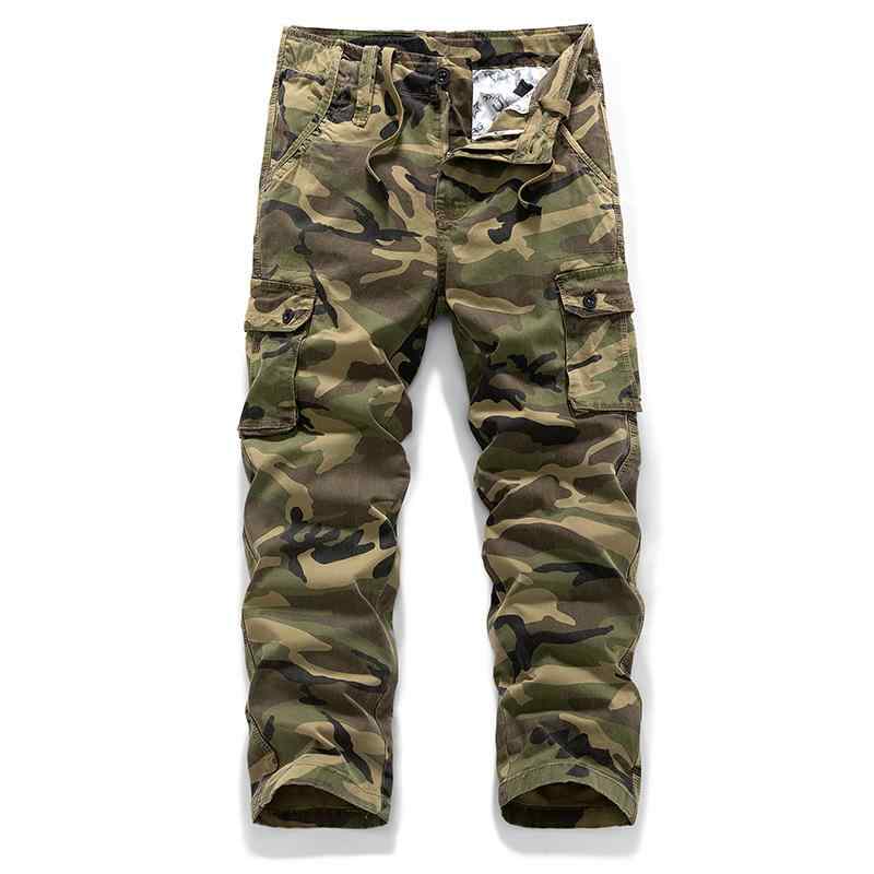 Half Pants, Shorts - パンツ メンズ ワークパンツ カーゴパンツ ミリタリー 迷彩柄 ストレート ルーズフィット ゆったり コットン 普段使い アウトドア カーキ グレー グリーン