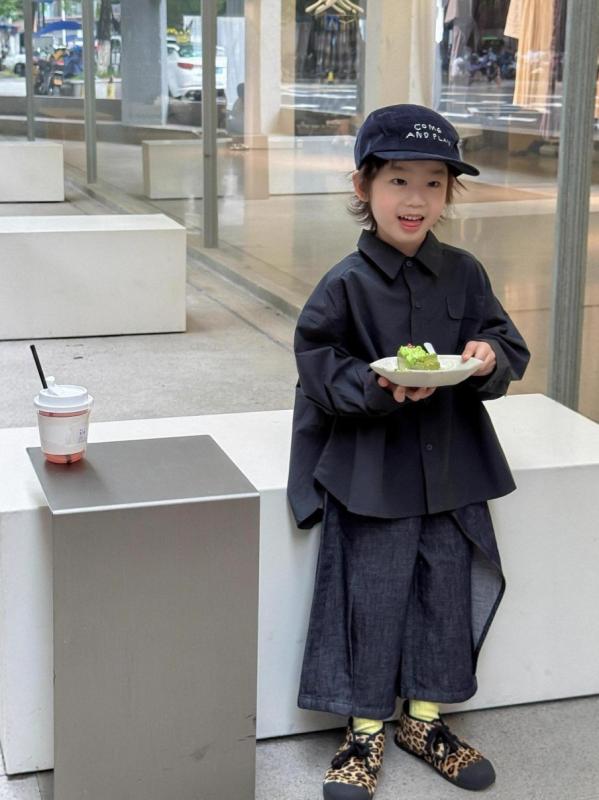 シャツ キッズ 男の子 子供服 長袖 トップス ブラウス 韓国風 春秋 普段着 無地 襟付き コットン 90cm 100cm 110cm 120cm 130cm 140cm