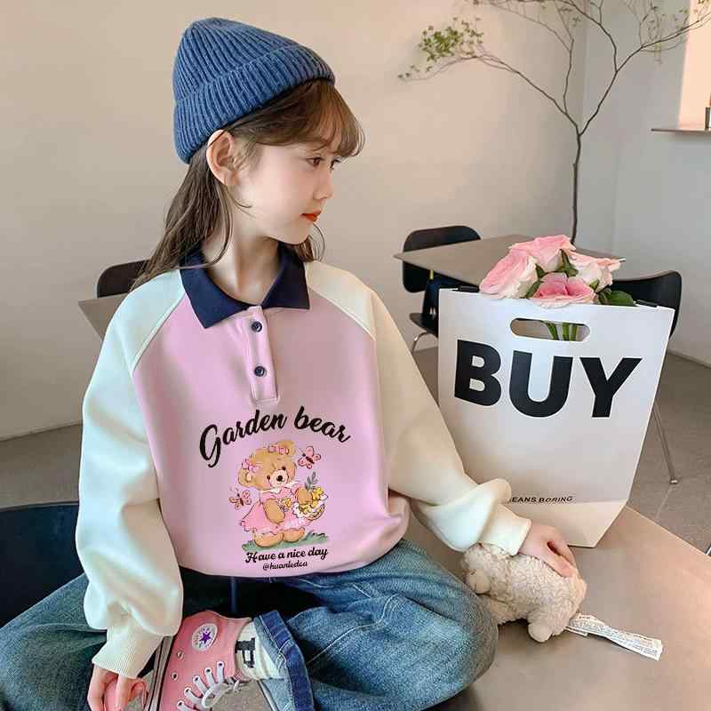 子供服 スウェットシャツ ガールズ 春秋 トップス 女の子 長袖 トレーナー カットソー 中大児童 子供服..