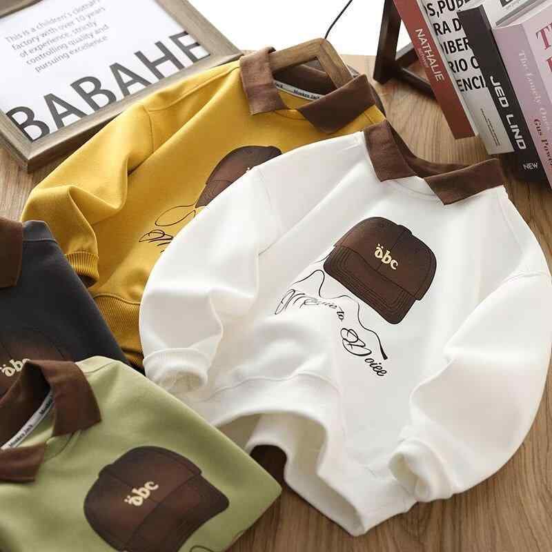 キッズ スウェット ポロシャツ 長袖 トップス 男の子 ボーイズ 切り替え 配色 スポーティー カジュアル 普段着 グレー ホワイト グリーン イエロー