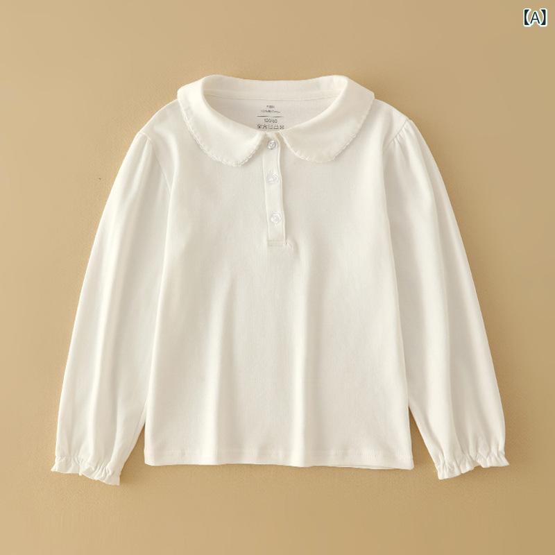 ・カテゴリ: POLOシャツ・スタイル: 韓国風、スクール・対象: 男女兼用・柄: 無地・素材: 綿100%・対象年齢: 中小・サイズ: 90、100、110、120、130、140、150、160、170・色: 白