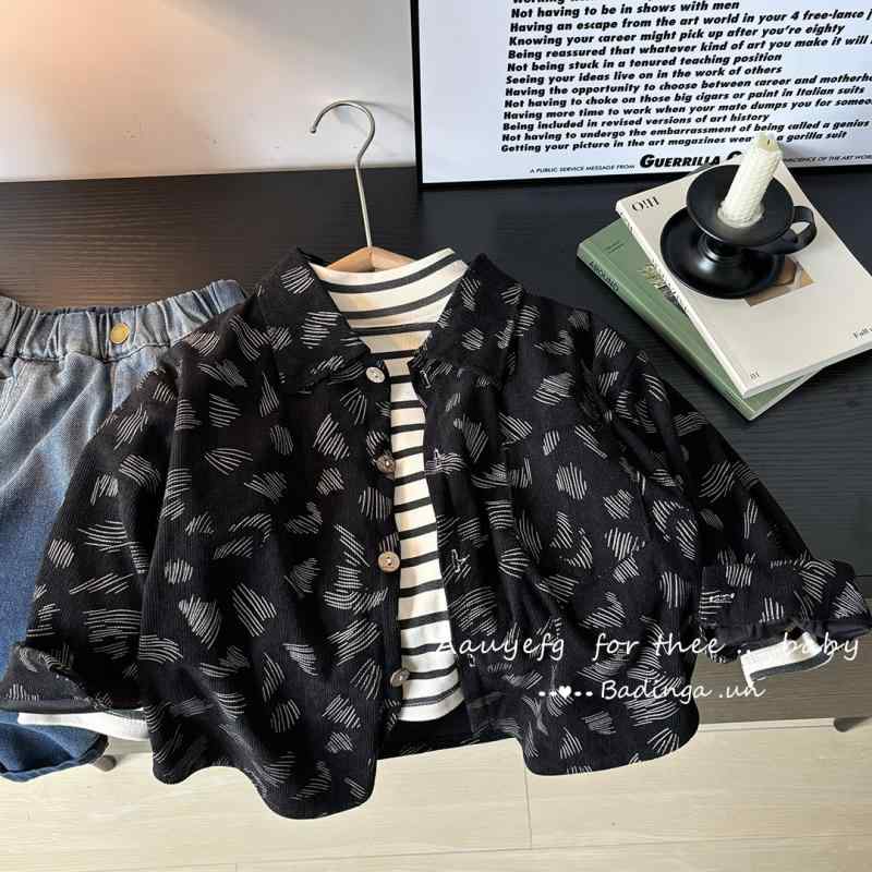 シャツ キッズ 長袖 ストライプ柄 子供服 開襟シャツ 男の子 女の子 トップス アウター 柔らかい 通学着 普段着