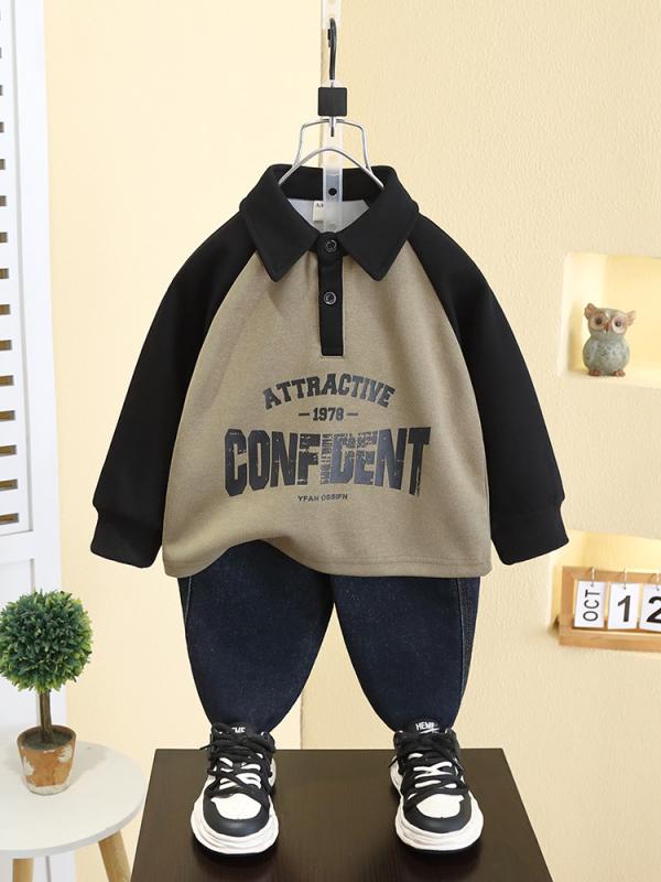 ポロシャツ キッズ 男の子 子供 春秋 長袖 トップス ボーイズ 90cm 100cm 110cm 120cm 130cm 140cm 150cm