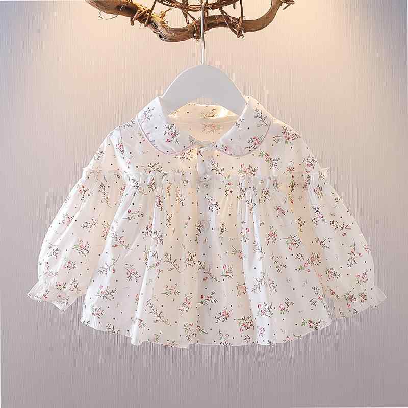 ・カテゴリ: シャツ・スタイル: カジュアル・対象: ベビー・幼児・性別: 女児・ネックライン: 襟付き・袖丈: 長袖・柄: 花柄・素材: 綿・素材構成: 綿96.2%・カラー: ピンク、イエロー・サイズ: 66、73、80、90、100、110cm