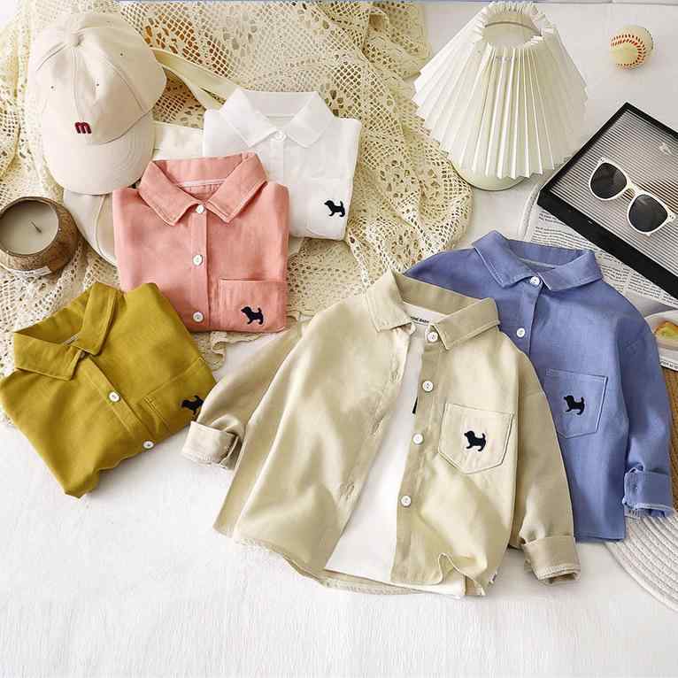 ・カテゴリ: シャツ・スタイル: カジュアル・対象: 男女兼用、キッズ・対象年齢: 3～8歳・適用身長: 80、90、100、110、120、130、140cm・ネックライン: 襟付き・袖丈: 長袖・柄: 無地、キャラクター・素材: 綿・主な素材の組成: 綿100%・要素: キャラクター、カーディガン