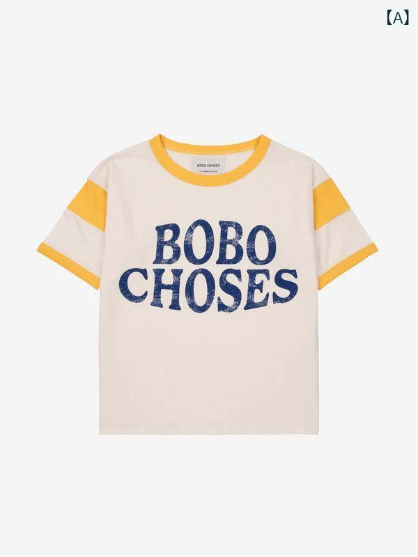 Tシャツ キッズ 子供 半袖 ノースリーブ カットソー トップス 綿100% プリント 春...