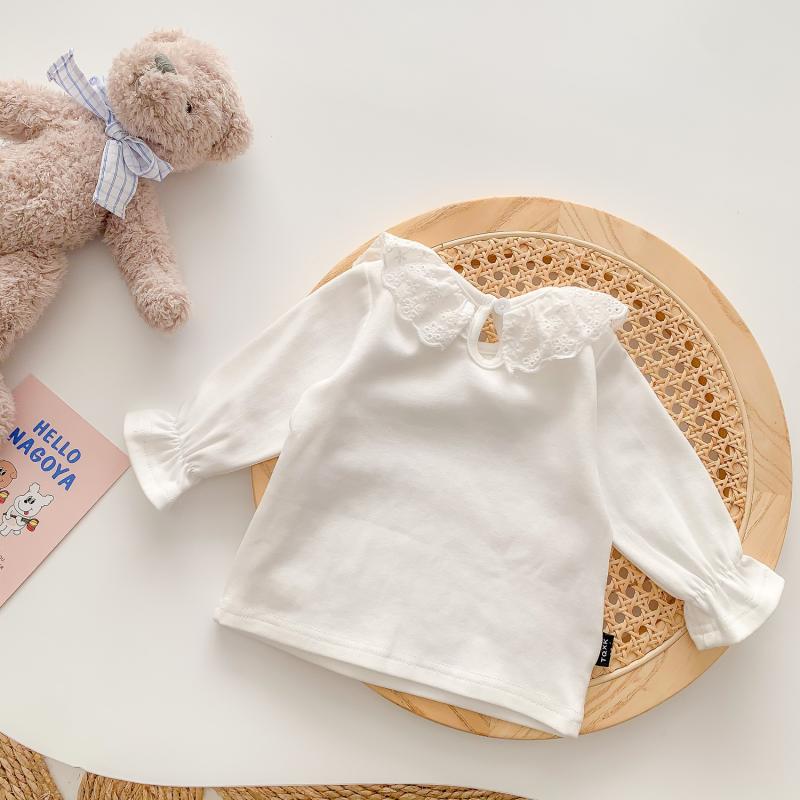 ・対象: 子供・スタイル: 韓国・袖丈: 長袖・対象年齢: 1～3歳 (80～100cm)・シーズン: 春、秋・柄: キャラクター・素材: 綿95%・ネックライン: ラウンドネック・カラー: 画像参照・サイズ: 66、73、80、90、100・カテゴリ: Tシャツ・要素: レース、かわいい、フリル、プリンセス