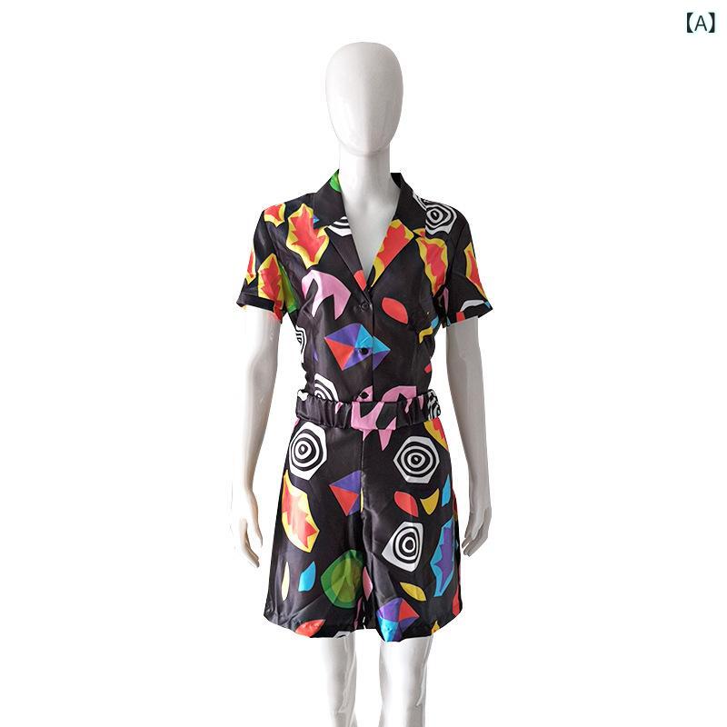 シャツ メンズ 男性用 半袖シャツ プリント柄 接触冷感 開襟シャツ トップス ルームウェア 普段使い