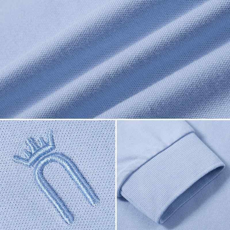 ポロシャツ レディース 長袖 Tシャツ 綿 修身 トップス 通勤着 作業着 刺繍 ブルー イエロー ピンク ホワイト ブラック レッド ネイビー グリーン S M L XL 2XL 3XL 4XL