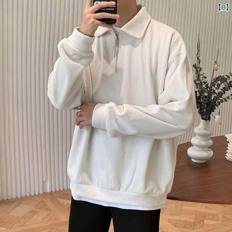 ポロシャツ メンズ コーデュロイ 長袖 Tシャ...の紹介画像3
