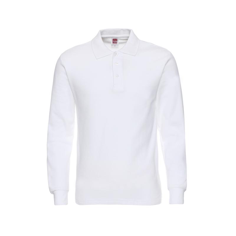 ポロシャツ メンズ 長袖 コットン 100% 無地 薄手 220g ワークウエア ビッグシルエット 配色 春夏 ホワイト レッド グレー ブラック グリーン イエロー ブルー オレンジ ネイビー ワイン XS S M L XL 2XL 3XL