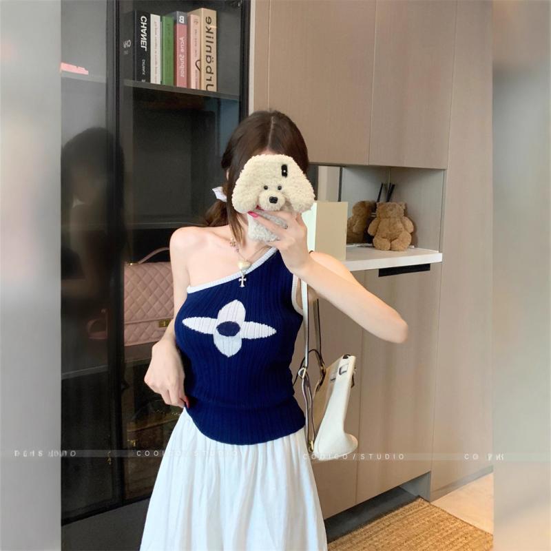 ・スタイル: 御姐風・カテゴリ: ノースリーブ・フィット: スリム・着丈: ミドル丈(50cm～65cm)・柄: 3D・素材: ポリエステル、スパンデックス50-70%・カラー: ホワイト、ネイビー、イエロー・サイズ: フリー・対象: レディース・伸縮性: わずかにあり・肩紐: 取り外し不可