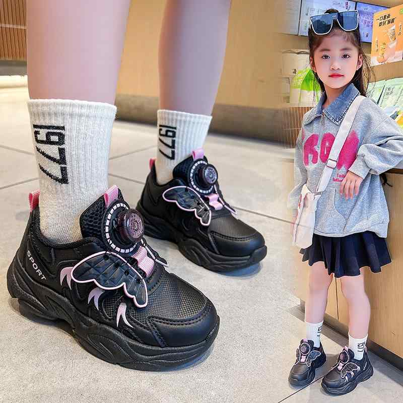 スニーカー キッズ 子供 ファッション 運動靴 秋冬 柔らかい靴底 スポーツ ランニングシューズ 黒色 ピンク系 7歳 8歳 9歳 10歳 11歳 12歳 13歳 14歳 15歳 16歳