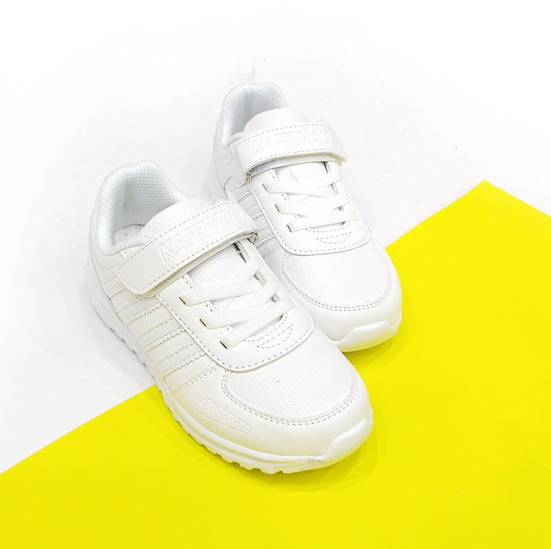 Sneakers - スニーカー キッズ 子供用 運動靴 超遷 男女兼用 マジックテープ 通学 春夏秋冬 ホワイト 26 27 28 29 30 31 32 33 34 35 36 37 38 39 40 41