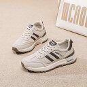 スニーカー レディース 厚底 運動靴 ランニング シューズ 韓国風 スポーツ ローカット 柔らかい 靴底 歩きやすい 通気性 カーキ ワインレッド