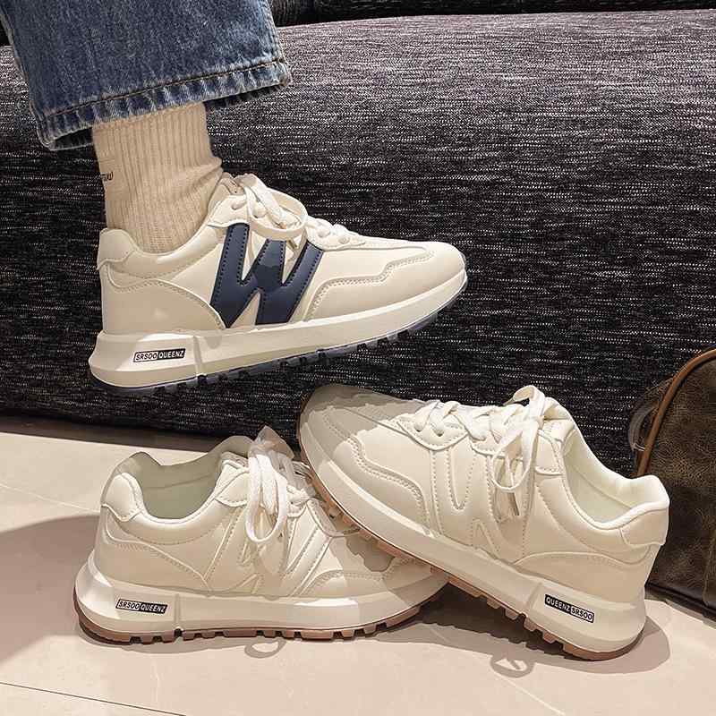 ・カテゴリ: ランニングシューズ ・スタイル: スポーツ ・対象: 女性 ・靴の高さ: ミドルヒール(3-5cm) ・カラー: ベージュ、ブラック ・サイズ: 35、36、37、38、39、40、41 ・機能: 軽量、滑り止め、耐摩耗性 ・...