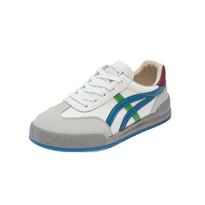 スニーカー レディース 学生 デッキシューズ 韓国風 ローカット 運動靴 ランニングシューズ 普段使い PUレザー 白 ホワイト系