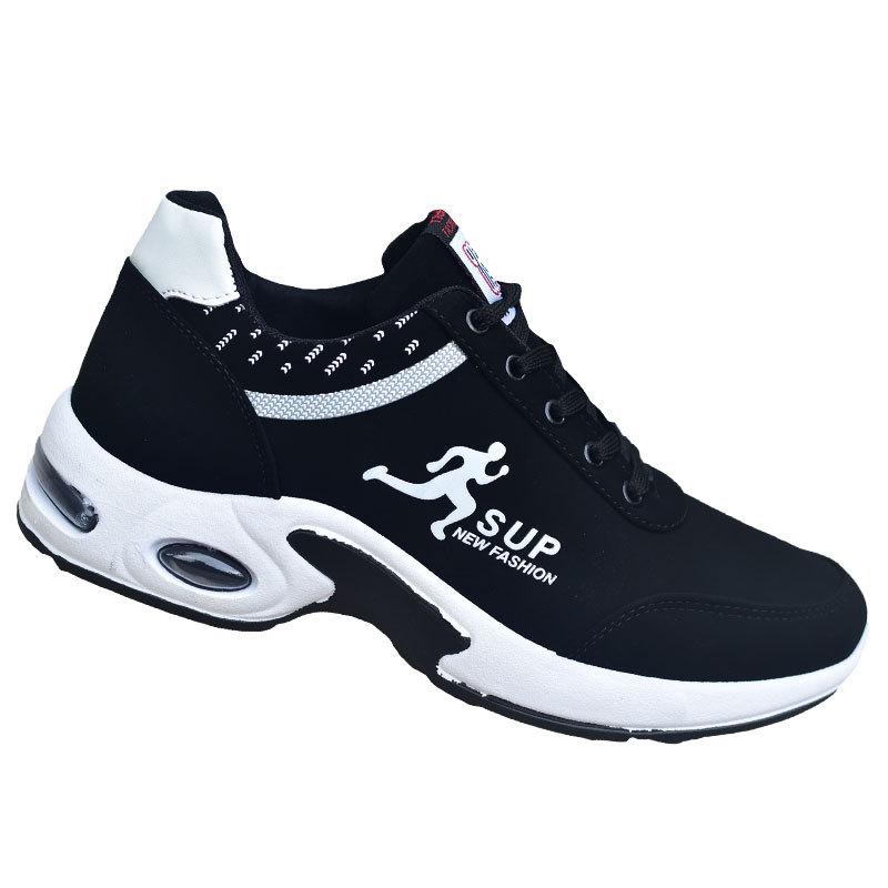 スニーカー メンズ 男性用 ローカット 運動靴 防水 滑り止め 耐摩耗 合成皮革 レースアップ ラウンドトゥ 厚底 スポーツ 普段使い 春夏 秋冬 黒 赤