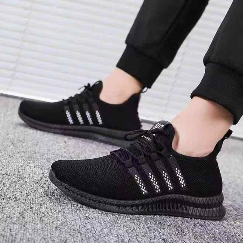 Shoes - スニーカー メンズ 男性用 運動靴 スポーツシューズ ランニングシューズ 通気性 軽量 快適 カジュアル ローカット 白 赤