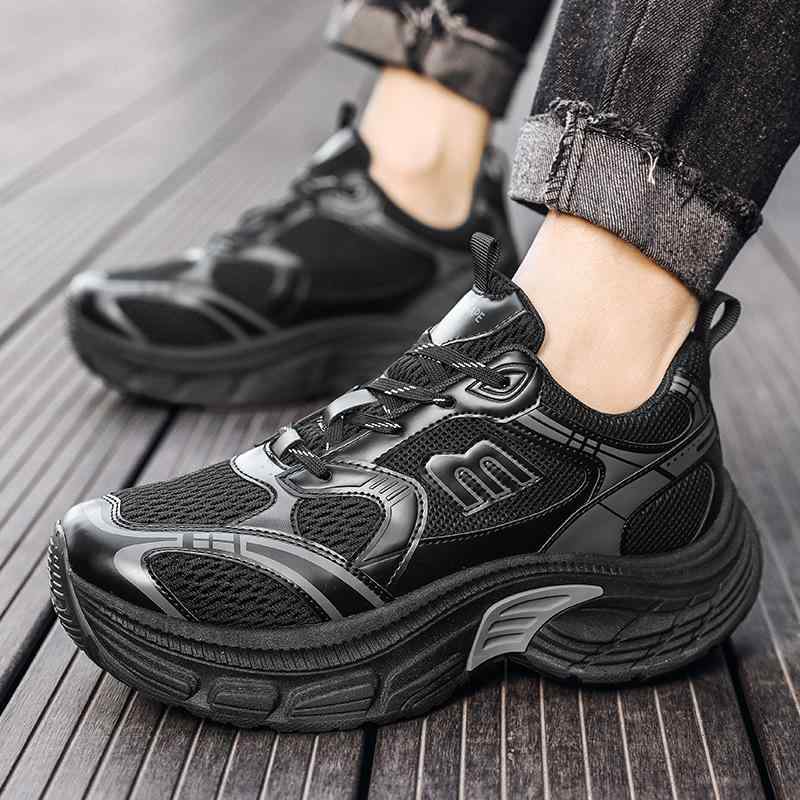 ・商品カテゴリ: スニーカー・対象年齢: 大人・スタイル: 韓国・機能: 脚長効果、耐摩耗性・主な素材: 人工皮革、PVC・柄: 無地・対象: 男性・靴のタイプ: メッシュ・流行の要素: クロスストラップ・ヒールの形状: 厚底・インナー素材...