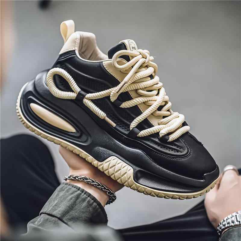 スニーカー メンズ 厚底 スポーツシューズ ランニングシューズ 男性用 運動靴 ローカット カジュアル 通気性 クッション性 歩きやすい 疲れにくい 黒 白 ベージュ