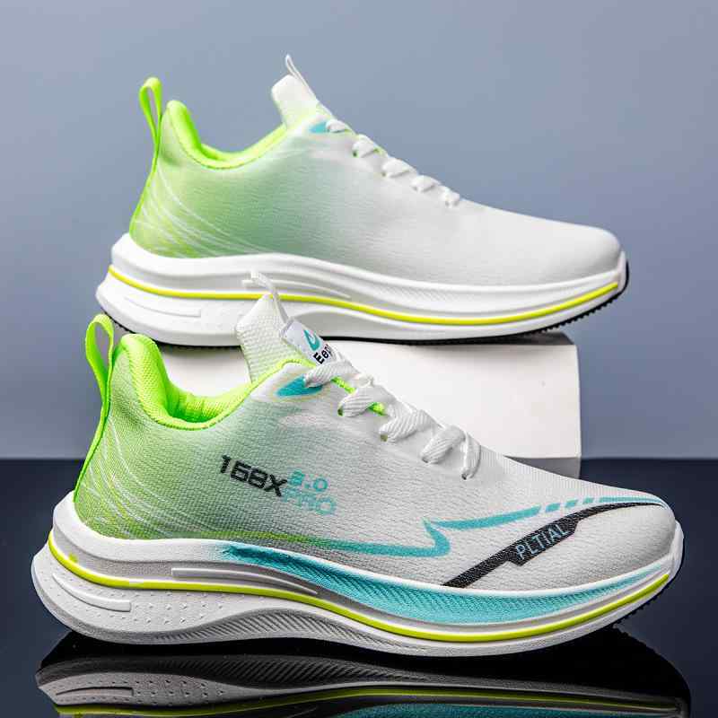 スニーカー メンズ ローカット 厚底 スポーツシューズ ランニングシューズ 運動靴 通気性 メッシュ 紐靴 カジュアル ファッション 春夏秋冬 黒 ブラック ピンク系 グリーン 37 38 39 40 41 42 43 44 45 46