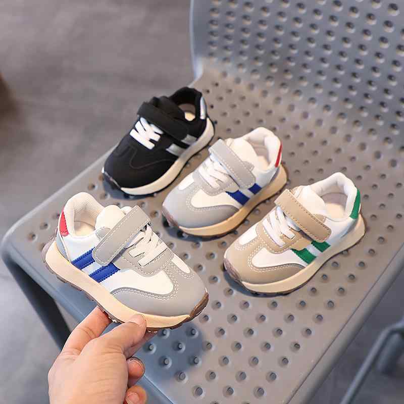 Rakuten - ベビー シューズ 男の子 女の子 運動靴 滑り止め ソフト底 歩きやすい 幼児 スニーカー 通気性 耐摩耗性 春秋 冬 グレー ブラック カーキ
