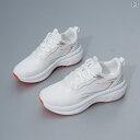 スニーカー レディース 通気性 スポーツ ランニングシューズ カジュアル 運動靴 メッシュ 軽量 春夏 ホワイト ピンク パープル