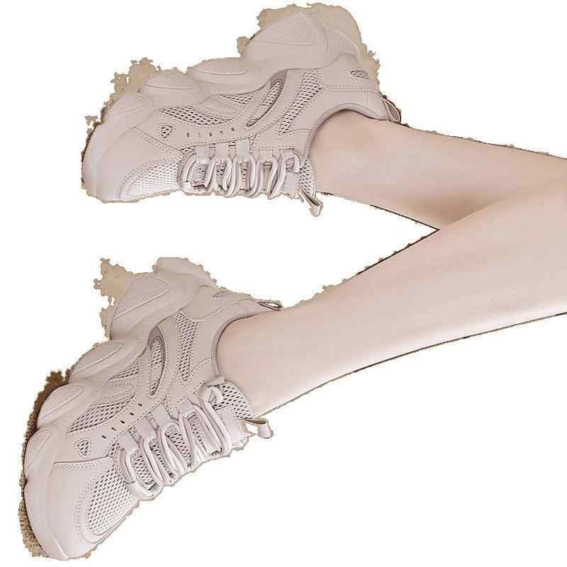 ・スタイル: 韓国版・性別: 女性・靴の素材（アッパー）: メッシュ・流行の要素: クロスストラップ、配色・靴のつま先の形状: ラウンドトゥ・ヒールの高さ: ミドルヒール(3-5cm)・カラー: ベージュ紫、ベージュ緑・サイズ: 35、36...