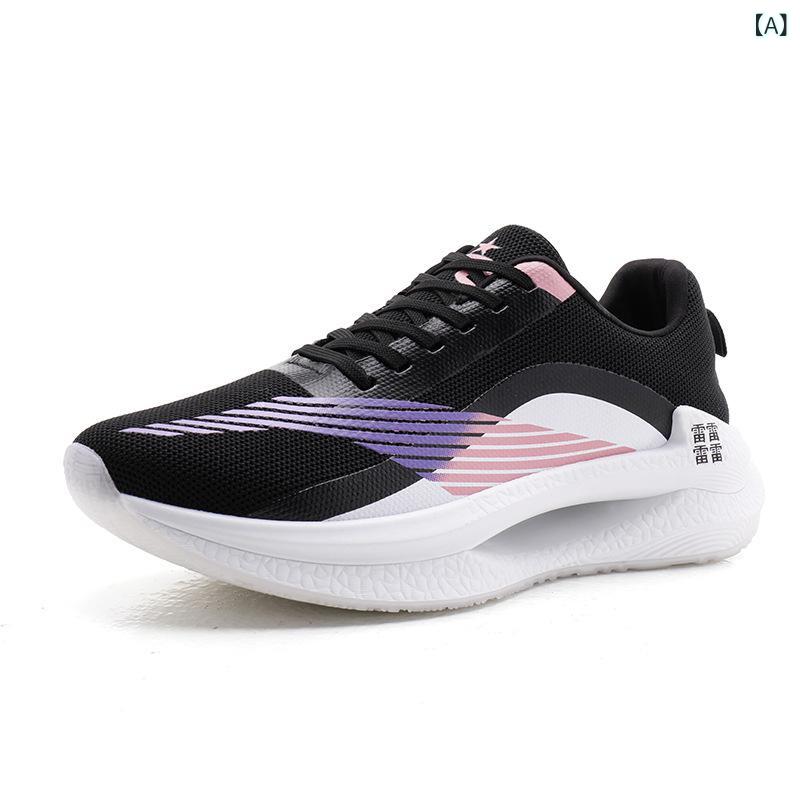 スニーカー メンズ スポーツシューズ ランニングシューズ 超軽量 衝撃吸収 通気性 厚底 運動靴 黒 グレー 青 ブルー 紫 パープル オレンジ 春夏秋冬