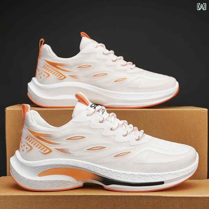 スニーカー メンズ 男性用 厚底 運動靴 ランニングシューズ 普段使い 通学 履きやすい 白 黒