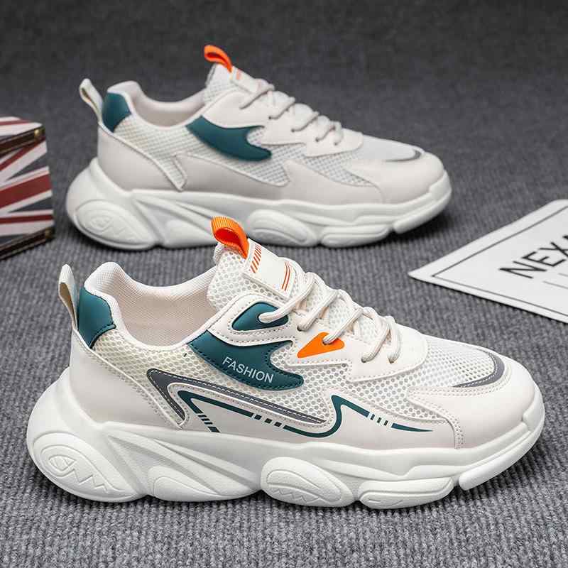 靴 メンズ スニーカー スポーツ 運動靴 カジュアル シューズ 通気性 滑り止め added height 衝撃吸収 クッション性 ソフト ローカット メッシュ ブラック系