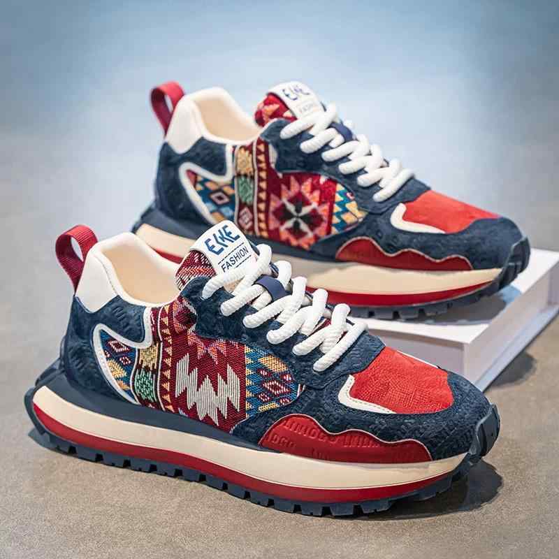 ・商品カテゴリ: スニーカー・対象年齢: 青年（18～40歳）・スタイル: 韓国風・機能: 通気性、防滑・性別: 男・パターン: 配色・アッパー素材: 人工PU・ソール素材: ゴム・用途: 汎用・着用方法: スリッポン・流行の要素: ステッ...