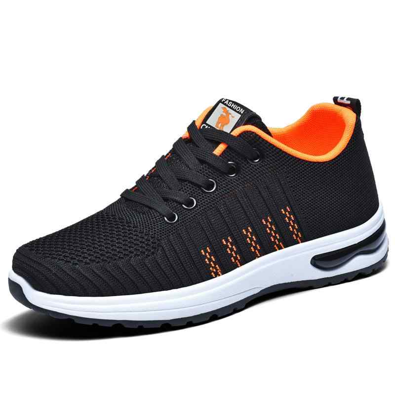 スニーカー メンズ メッシュ 通気性 スポーツシューズ 学生 運動靴 ランニングシューズ ローカット 紐靴 春夏 黒 白 赤 オレンジ